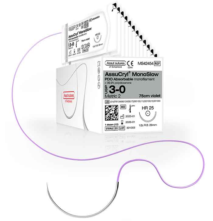 AssuCryl MonoSlow (PDO) – Polydioxanone AssuCryl MonoSlow (PDO) – Polydioxanone